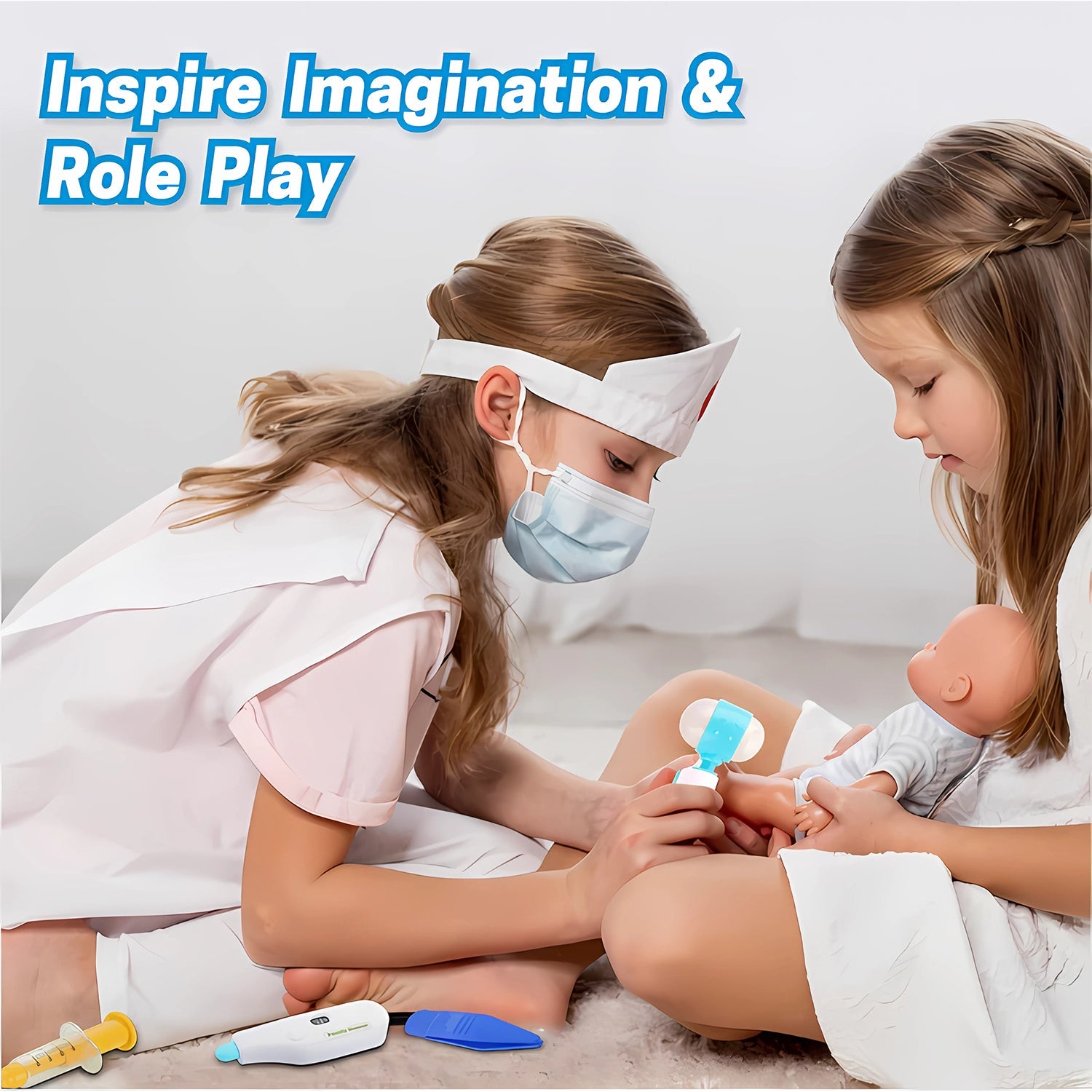 Aditi Premium Doctor Kit Medical Role Play Toy Set for Kids (10 Pc) - Image 10