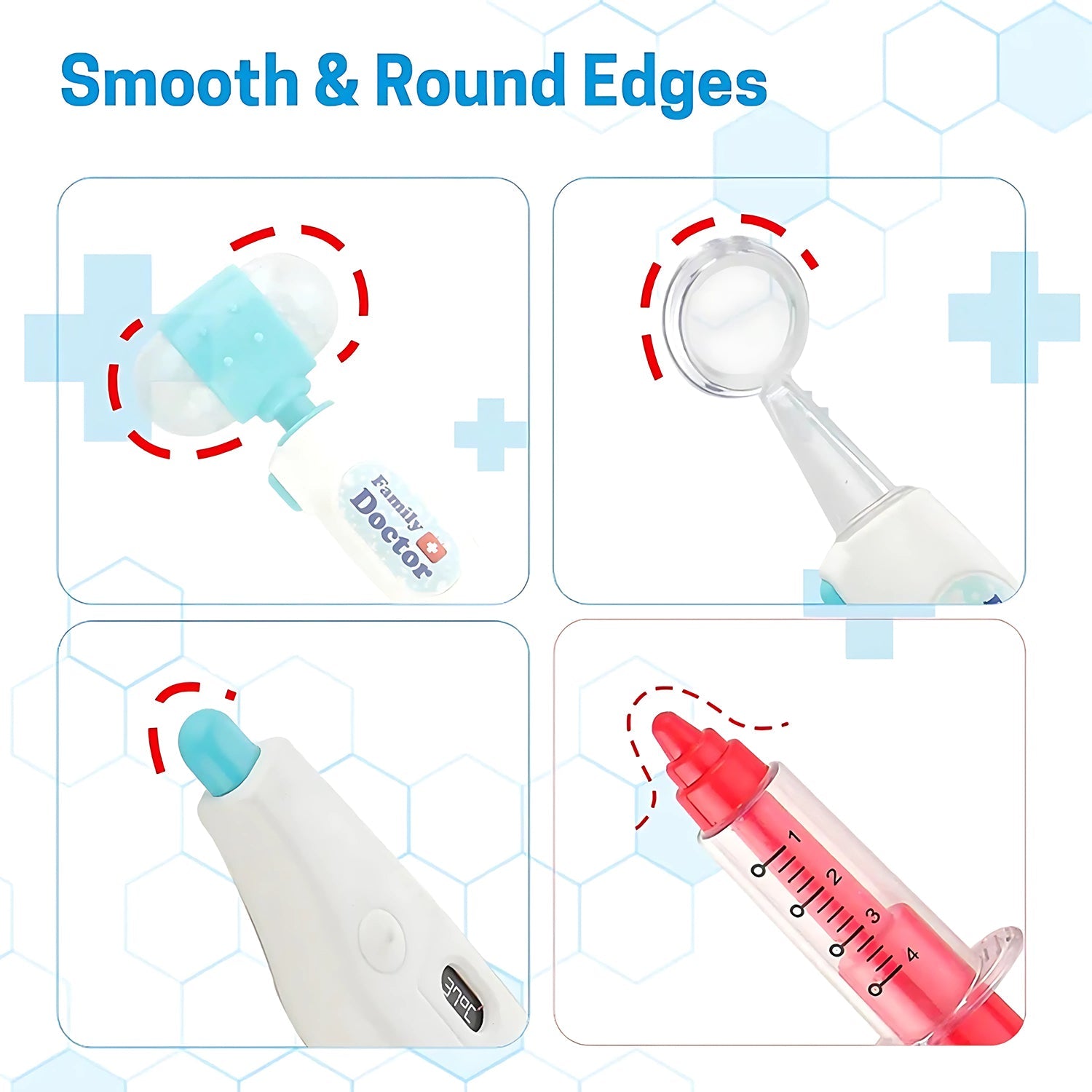 Aditi Premium Doctor Kit Medical Role Play Toy Set for Kids (10 Pc) - Image 8