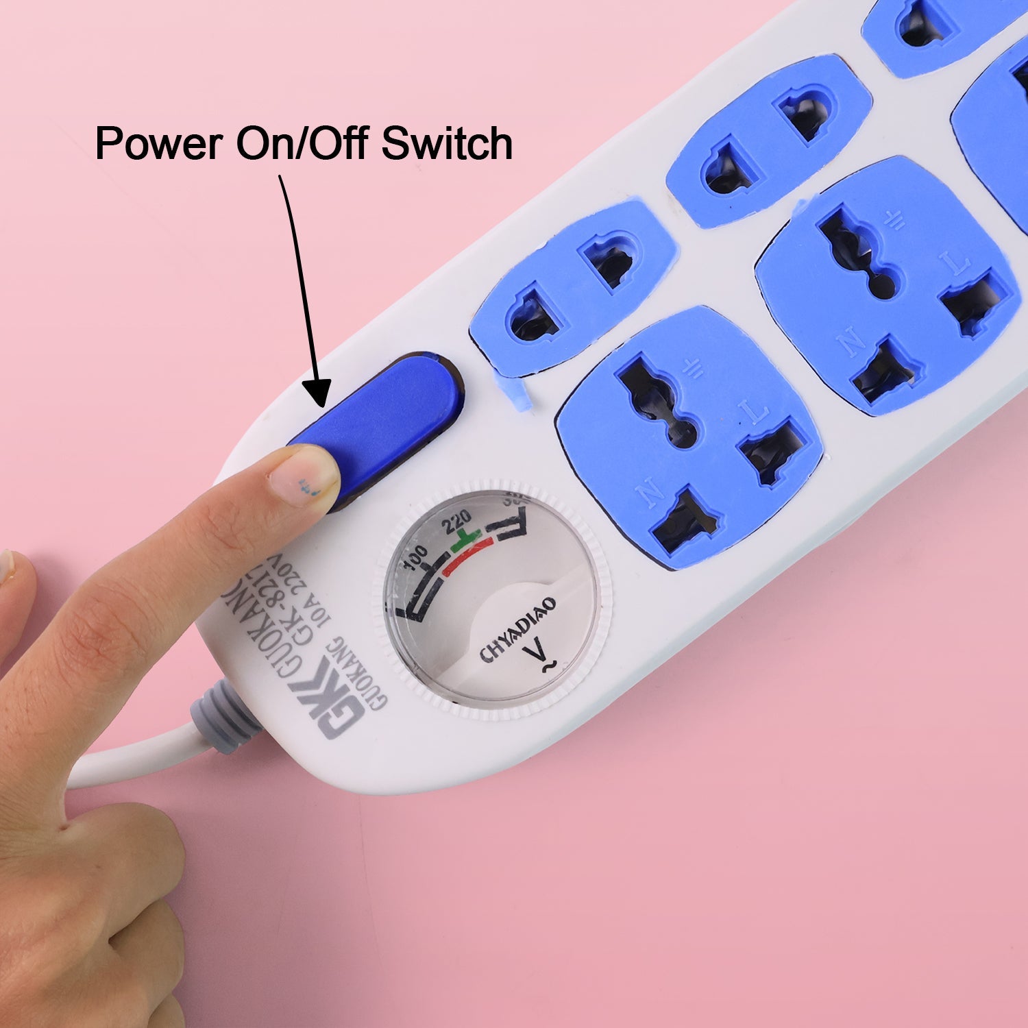 Heavy Duty Multi 8 Socket Extension Board (1 Pc) - Image 3