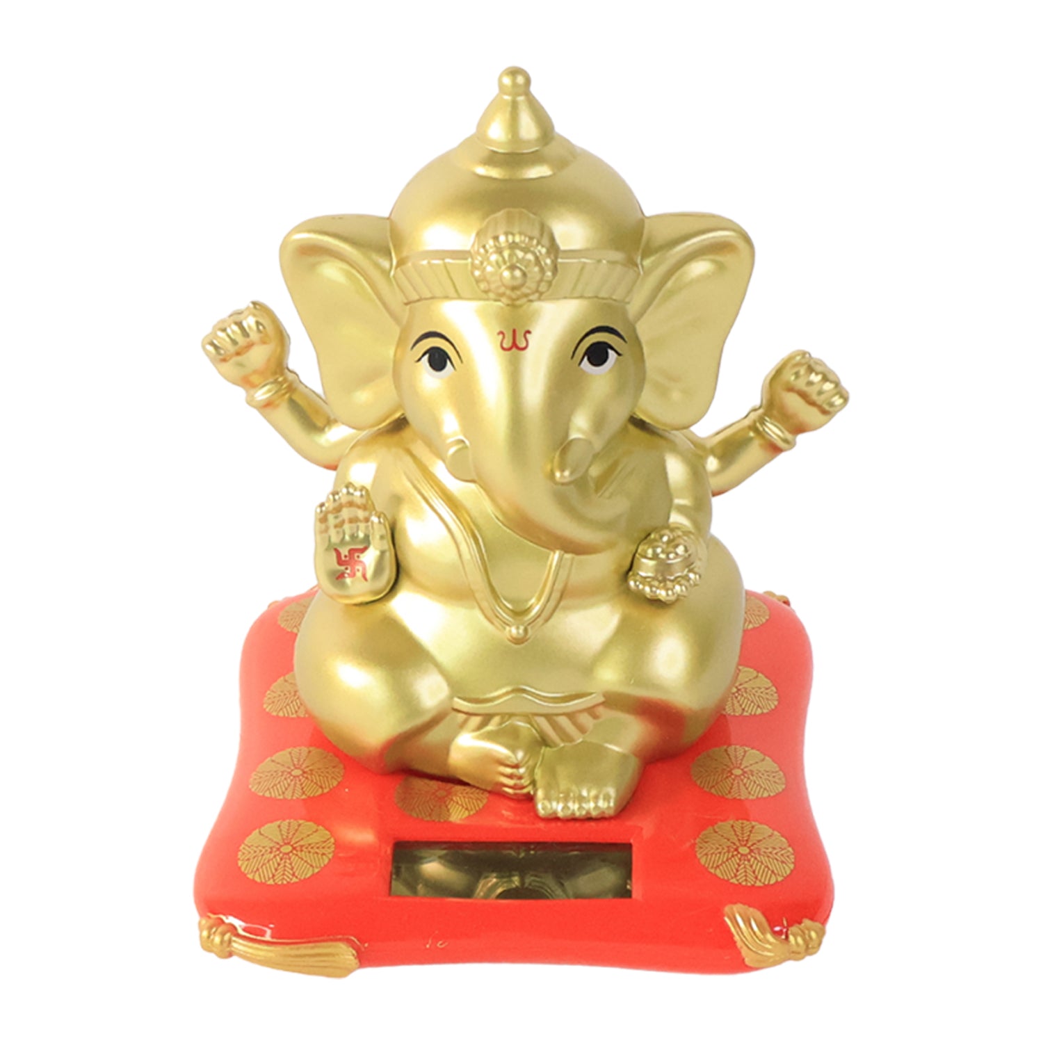 Decorative Religious Large Lord Ganesha Idol with Solar-Powered Base (1 Pc) - Image 5