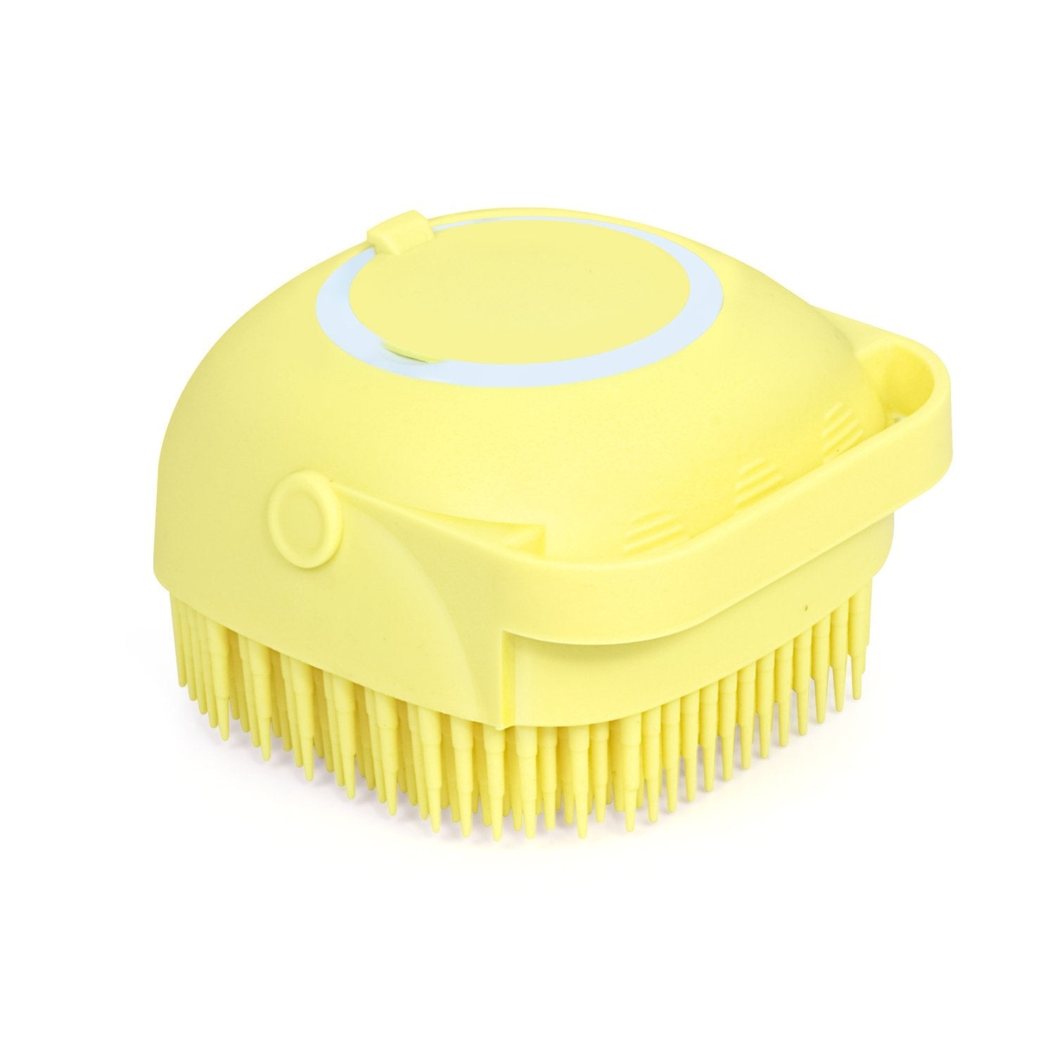 SILICONE MASSAGE BATH BODY BRUSH WITH SHAMPOO DISPENSER, SCRUBBER - Image 3