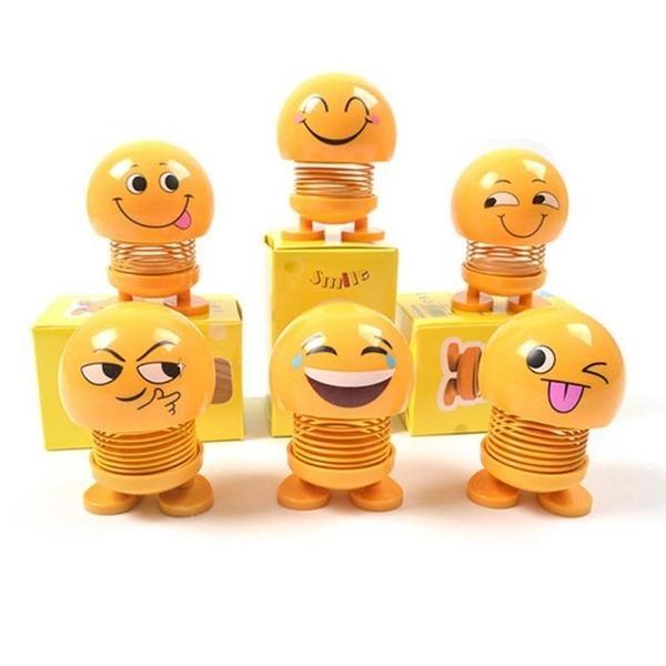 Emoticon Figure Smiling Face Spring Doll - Image 4