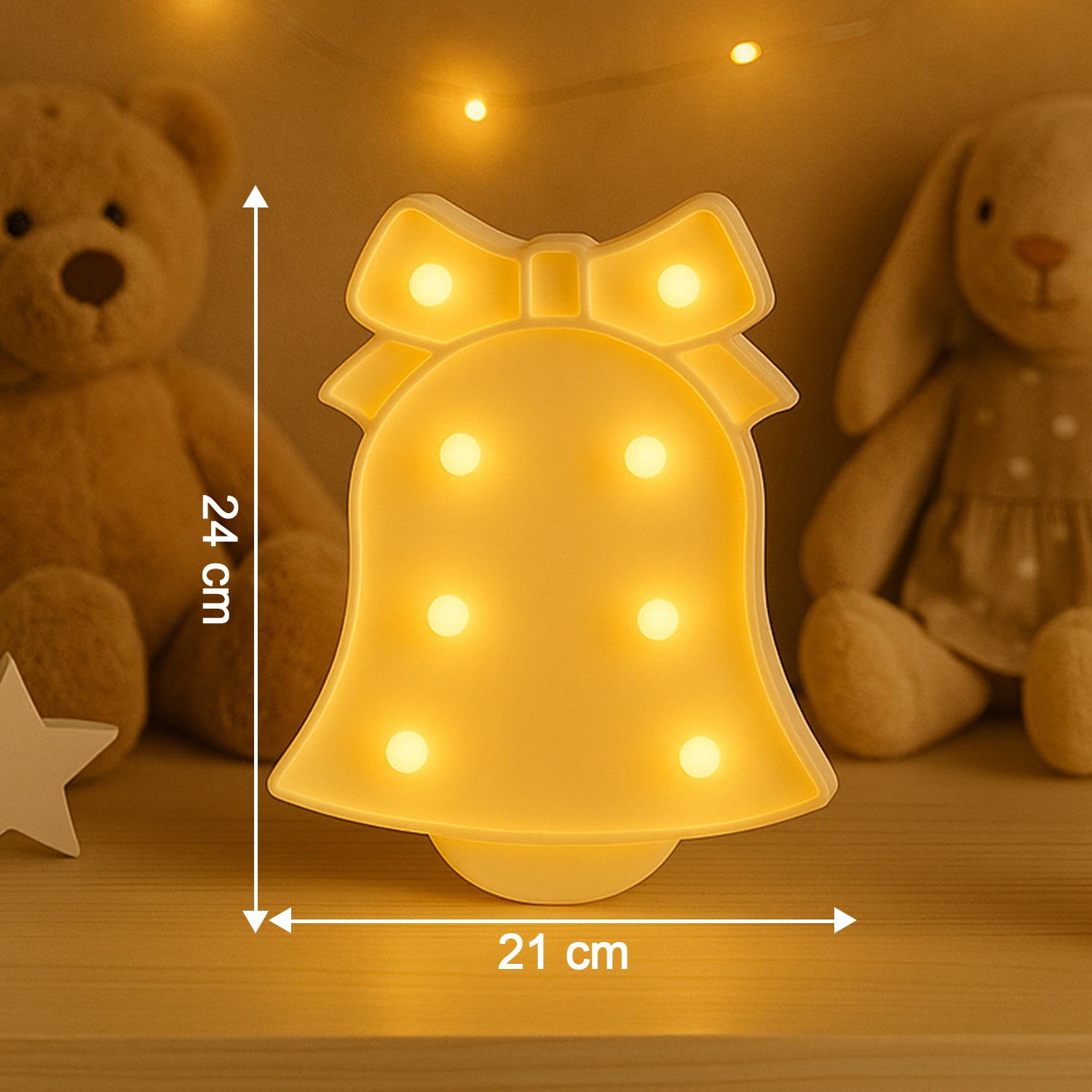 Bell Shaped LED Decorative Night Light (1 Pc) - Image 4
