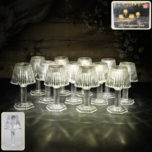 Decorative Crystal Style LED Table Lamps (12 Pc)
