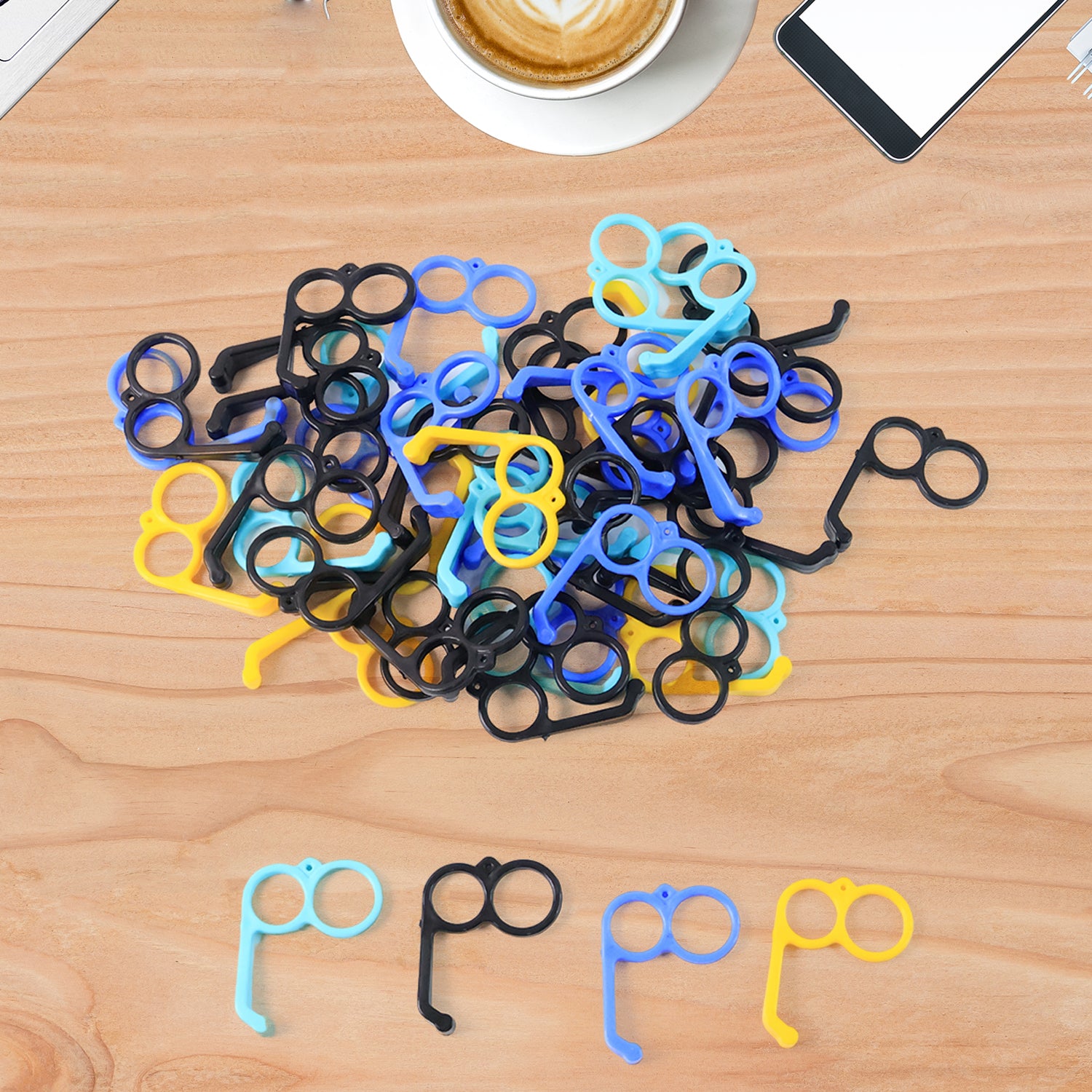 Plastic Hand Mobile Stand (Mix Color / 50 Pc) - Image 7