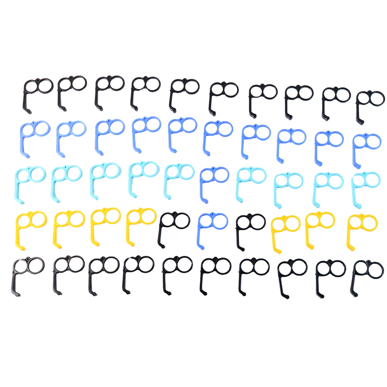 Plastic Hand Mobile Stand (Mix Color / 50 Pc) - Image 5