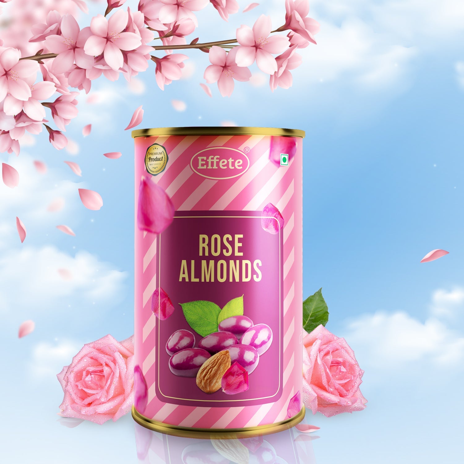 Effete Rose Almonds Chocolate - Image 2