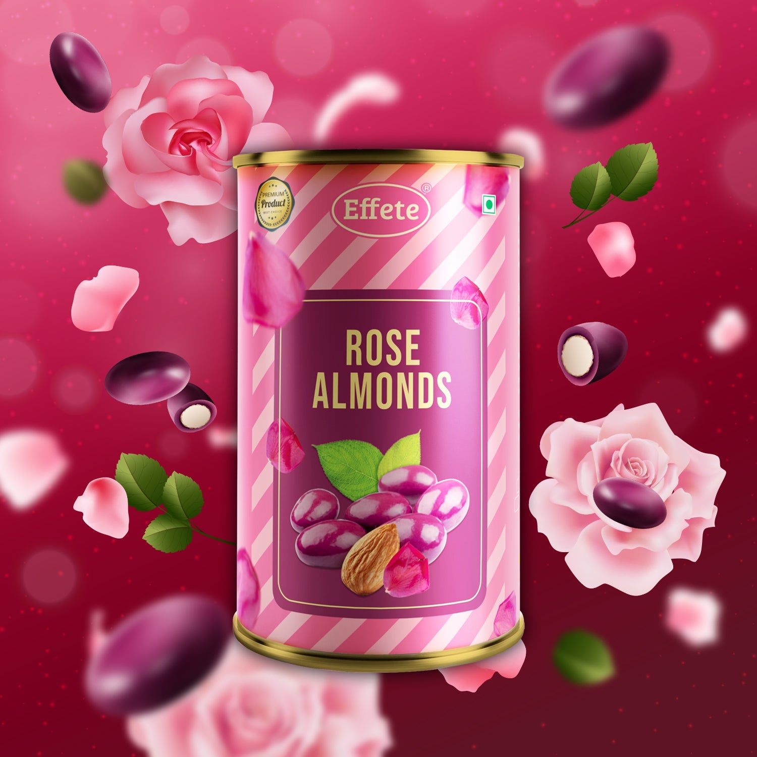 Effete Rose Almonds Chocolate - Image 4