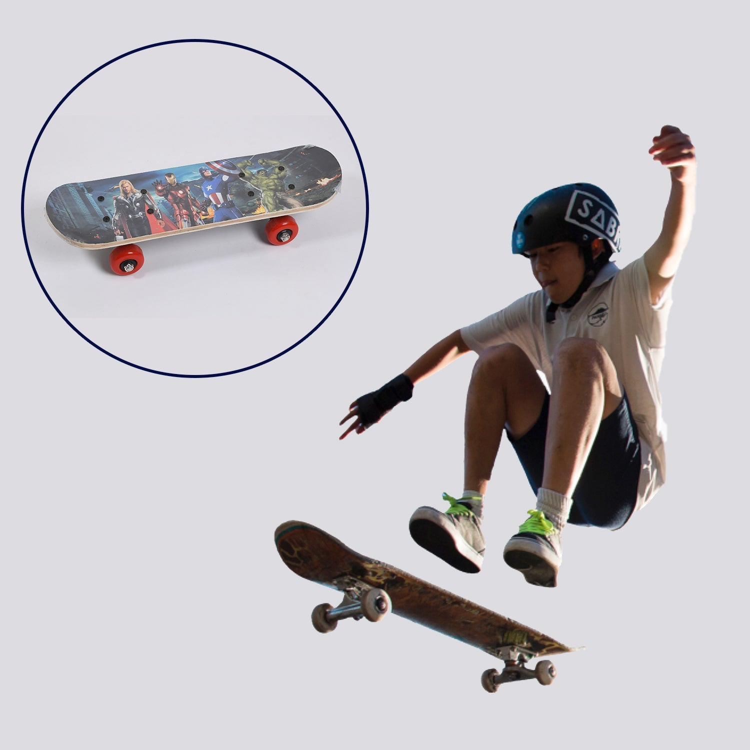 Knx Lightweight Wood Skateboard for Kids, Teens, Adults - Image 4