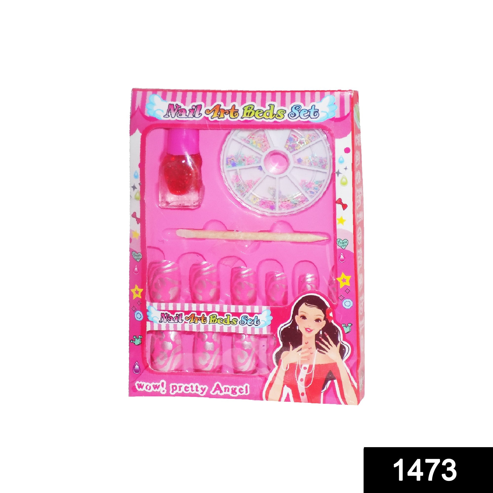 Nail Art Studio Manicure Set for Girls (Pack of 15) - Image 3
