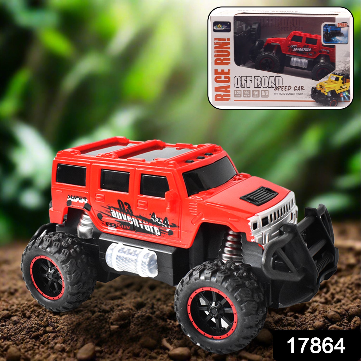 Mist Spray Race Car Toy Off Road Speed Car With Smoke (Water Sprayer Mist With Light) High Strength Climbing Power & Smoke Effect (Color May Vary), Kids - Image 2