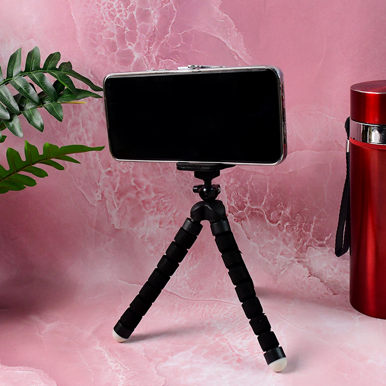 Flexible Mini Tripod Stand with Adjustable Mobile Holder - Image 6