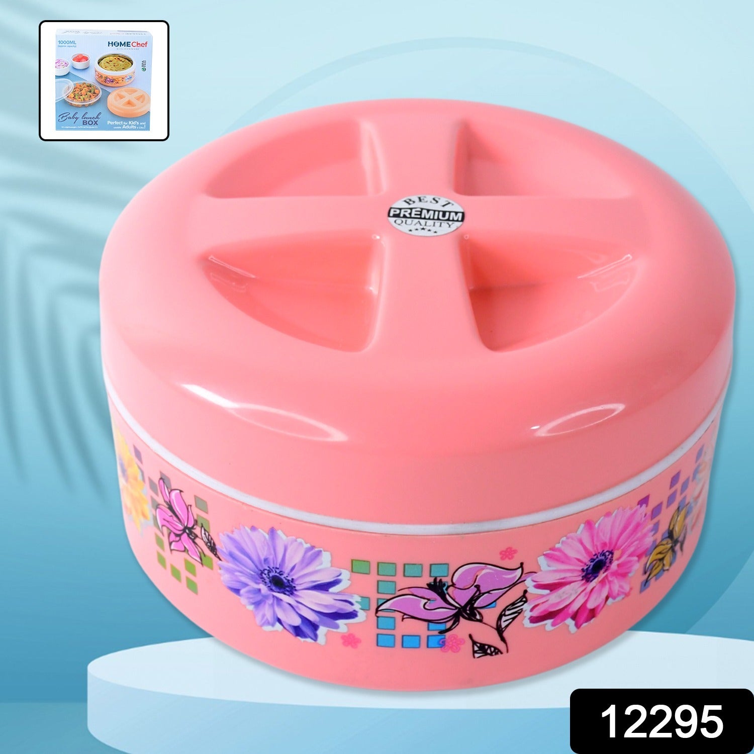 Home Chef Premium Round Insulated Lunch Box (1 Pc) - Image 2