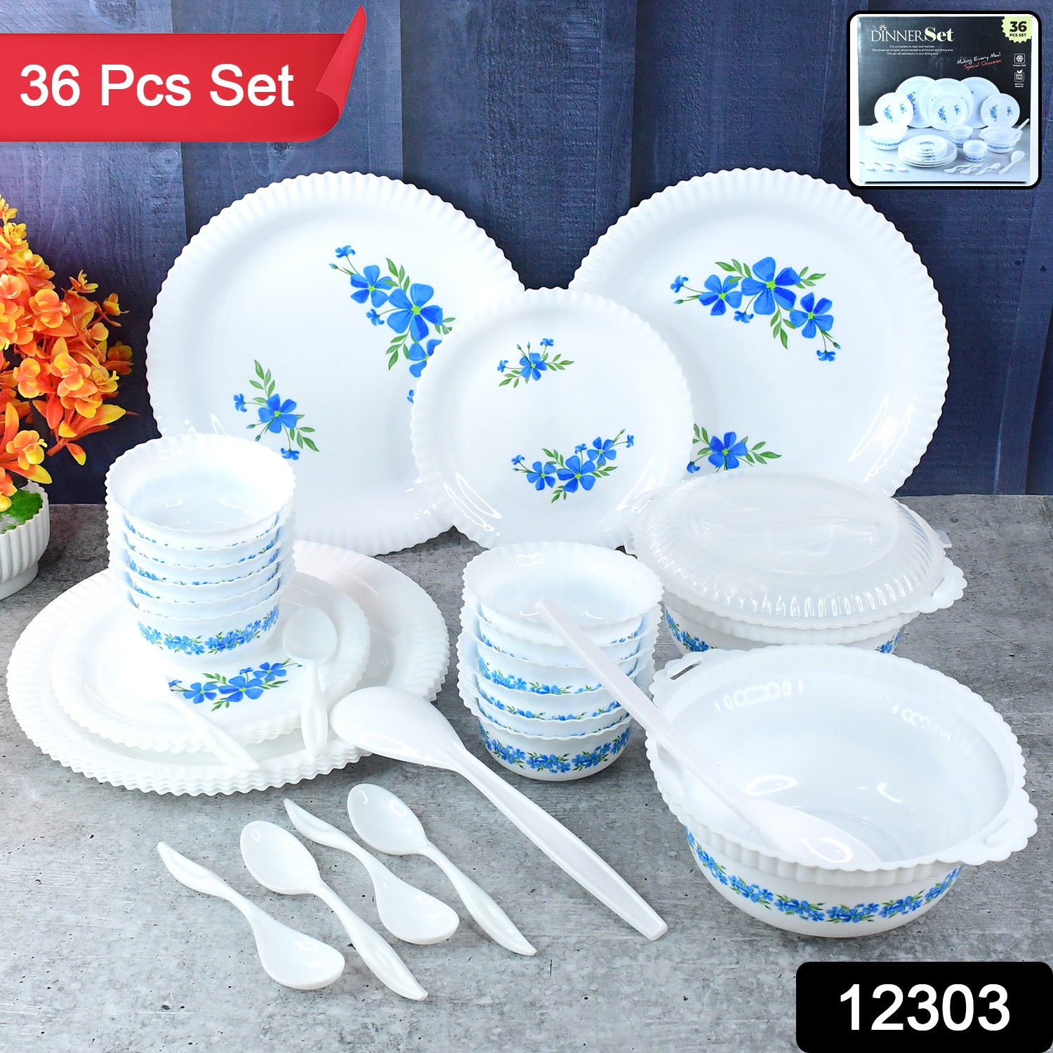 Premium Dinner Set (36 Pc) - Image 2