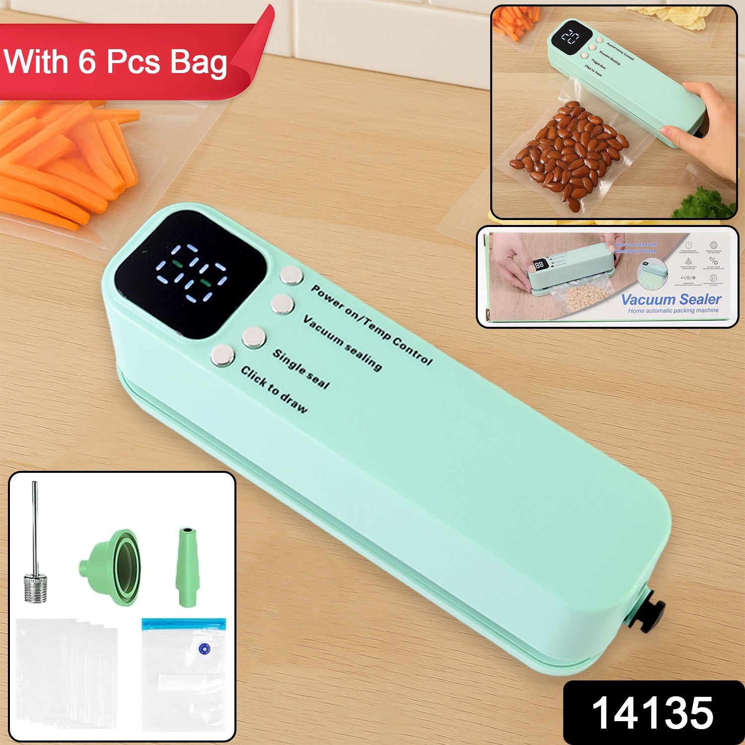 Rechargeable Electric Vacuum Sealer Machine - Image 2