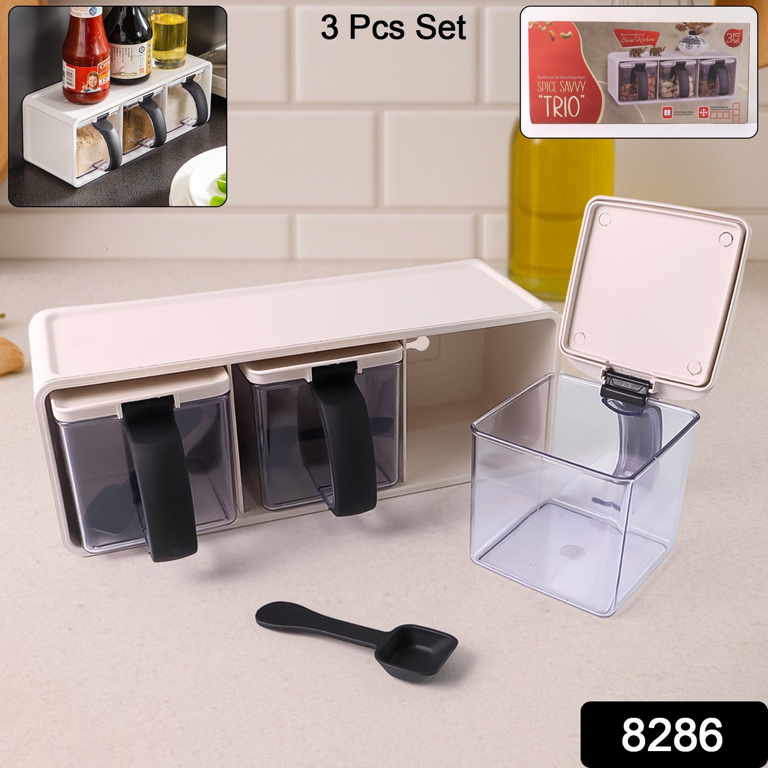 Grinss Modular Spice Storage Box Set (3 Pc) - Image 2