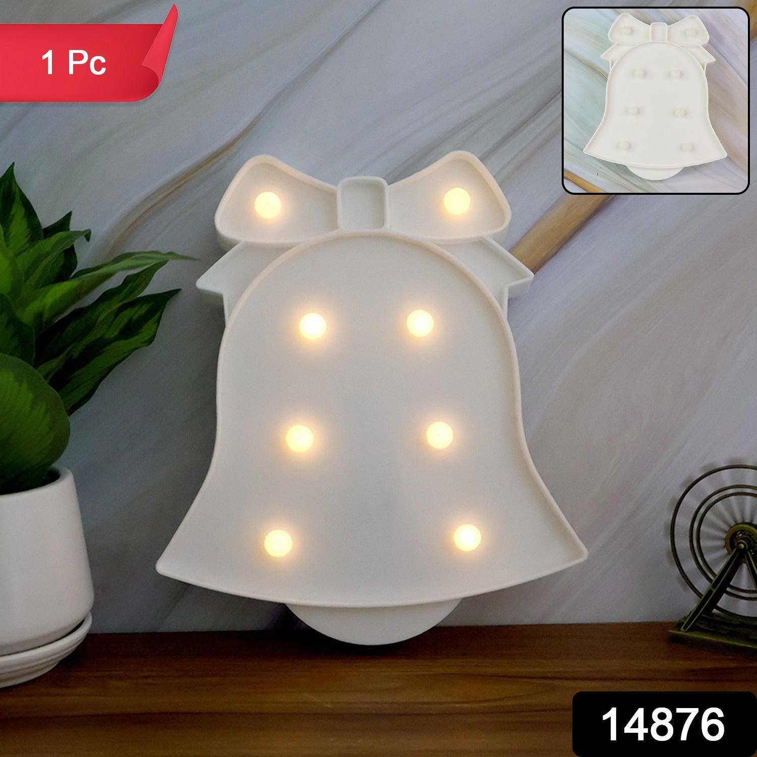 Bell Shaped LED Decorative Night Light (1 Pc) - Image 2