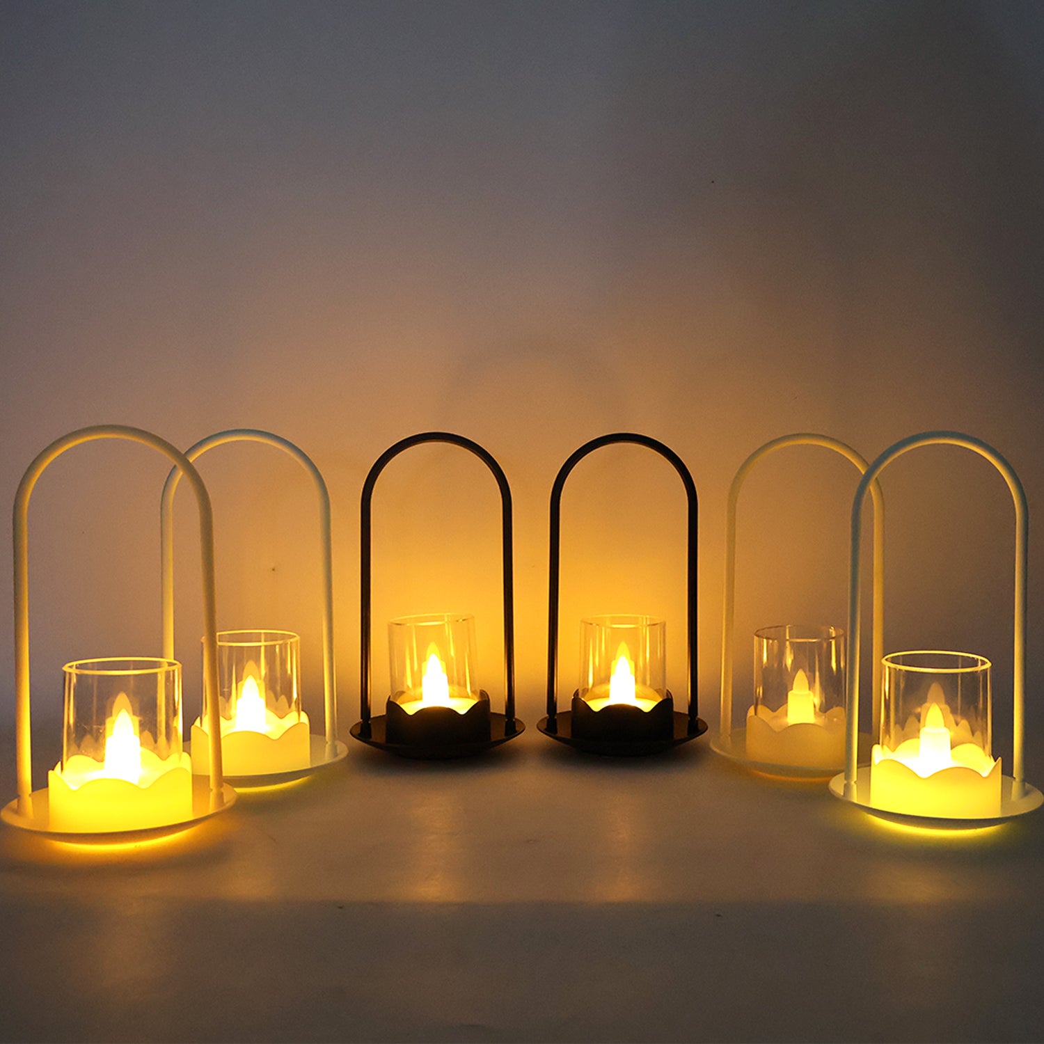 Decorative Wind Light Style Plastic Flameless LED Candles (6 Pc) - Image 3