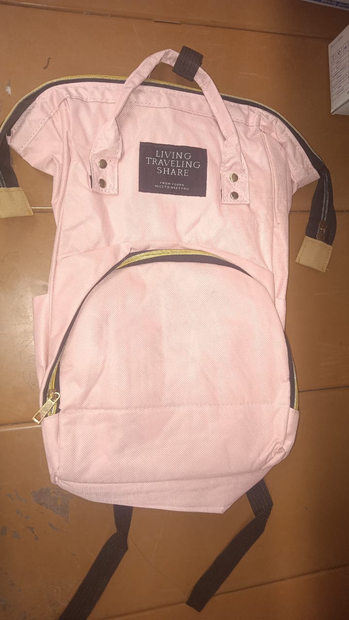 Multipurpose Large Capacity Mom's Backpack Diaper Bag (1 Pc) - Image 7