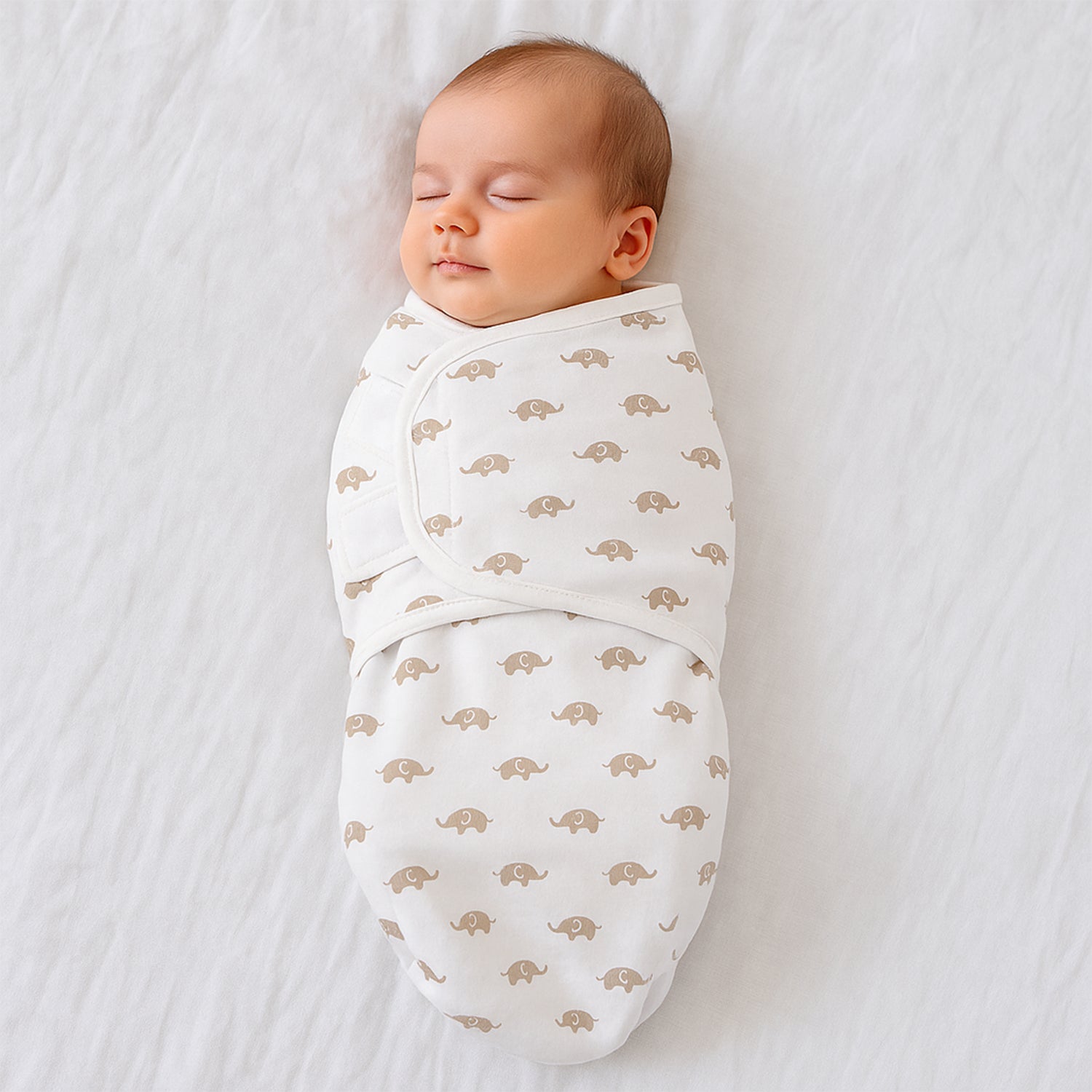 Soft Cotton Adjustable Baby Swaddle Wrap for Newborns (1 Pc) - Image 3