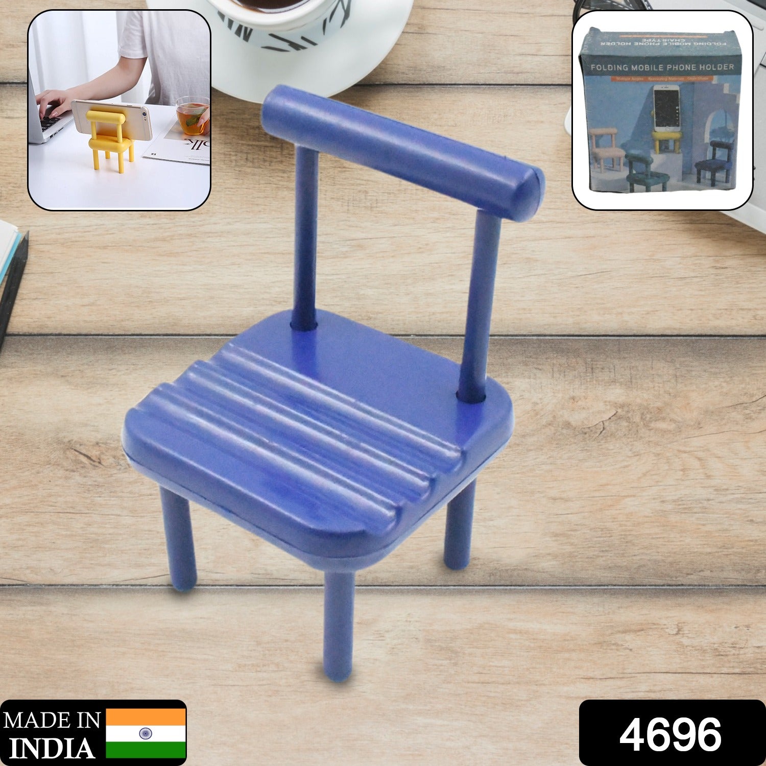 Mini Chair Phone Holder for All Mobile Phones (1 Pc) - Image 2