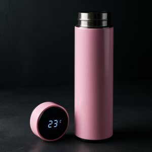 Pink Vacuum Insulated Water Bottle (1 Pc / 500ML)