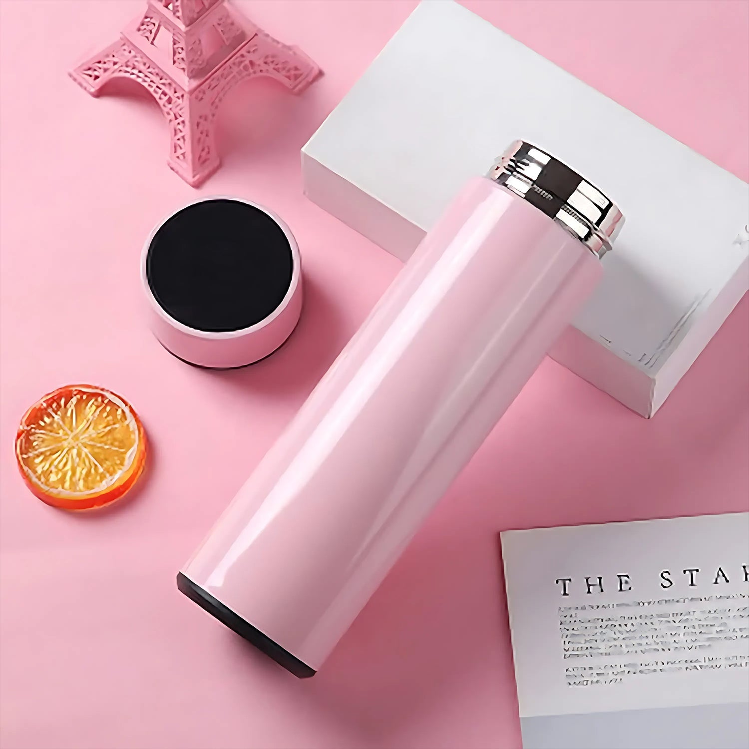 Pink Vacuum Insulated Water Bottle (1 Pc / 500ML) - Image 7
