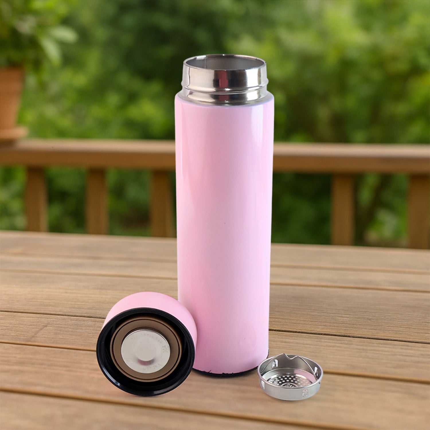 Pink Vacuum Insulated Water Bottle (1 Pc / 500ML) - Image 4
