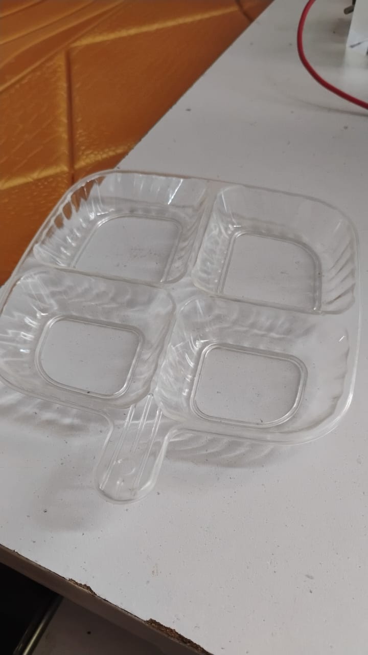 Plastic Kitchen Trays for Serving (4 Compartment / 1 Pc) - Image 8