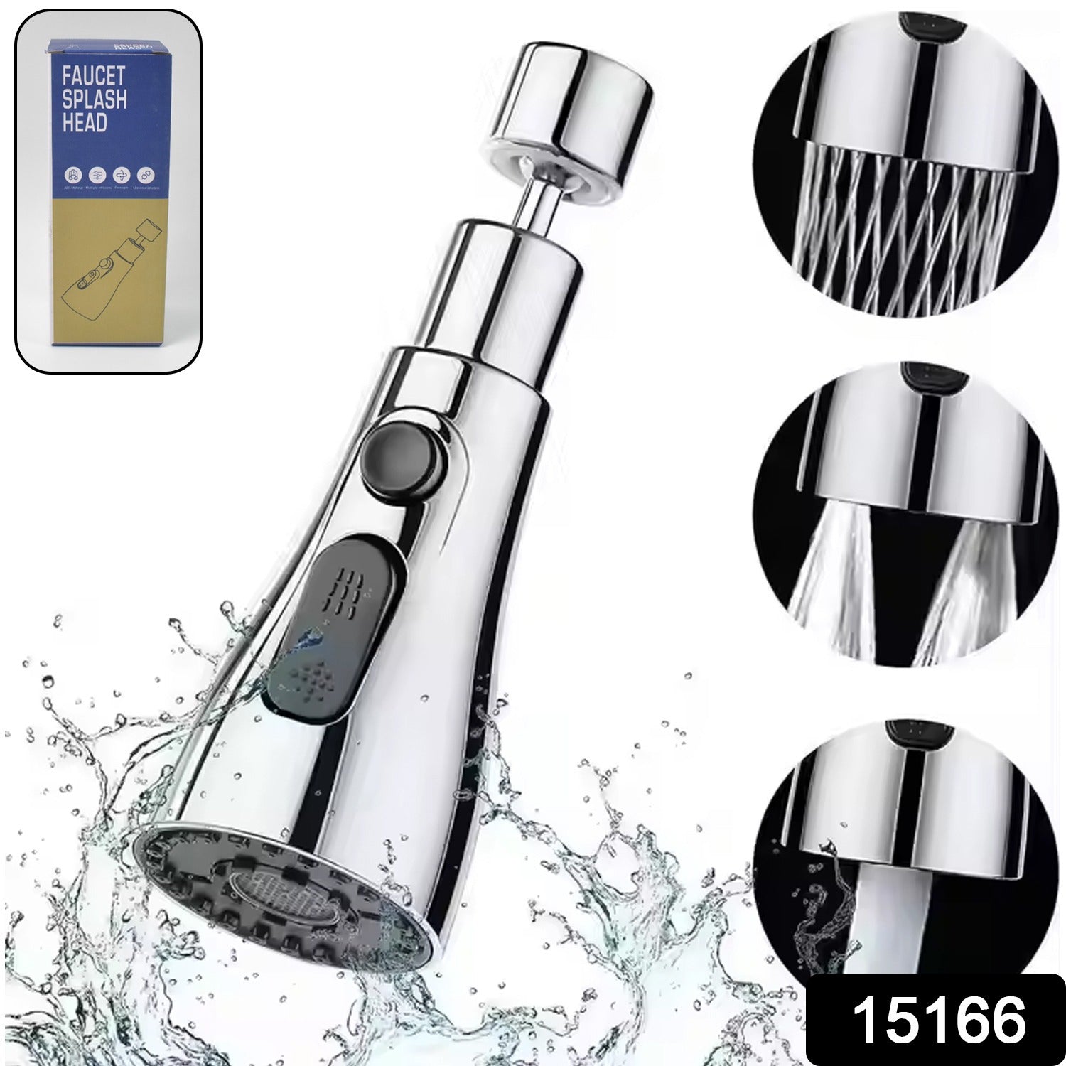 Kitchen Faucet 3-Function Pull Down Sink Sprayer (1 Pc) - Image 2