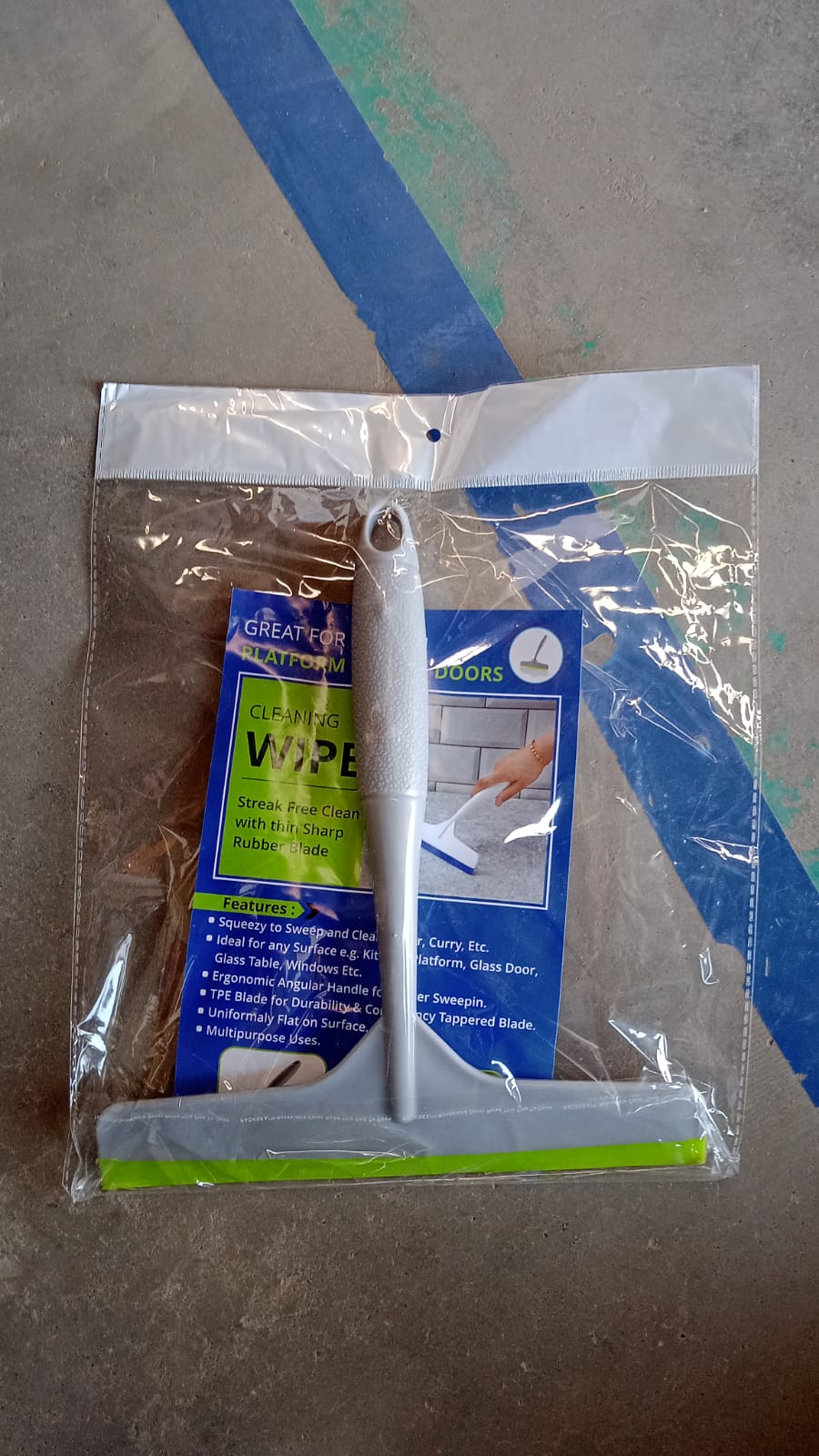 Plastic Kitchen Wiper (Grey / 1 Pc) - Image 7