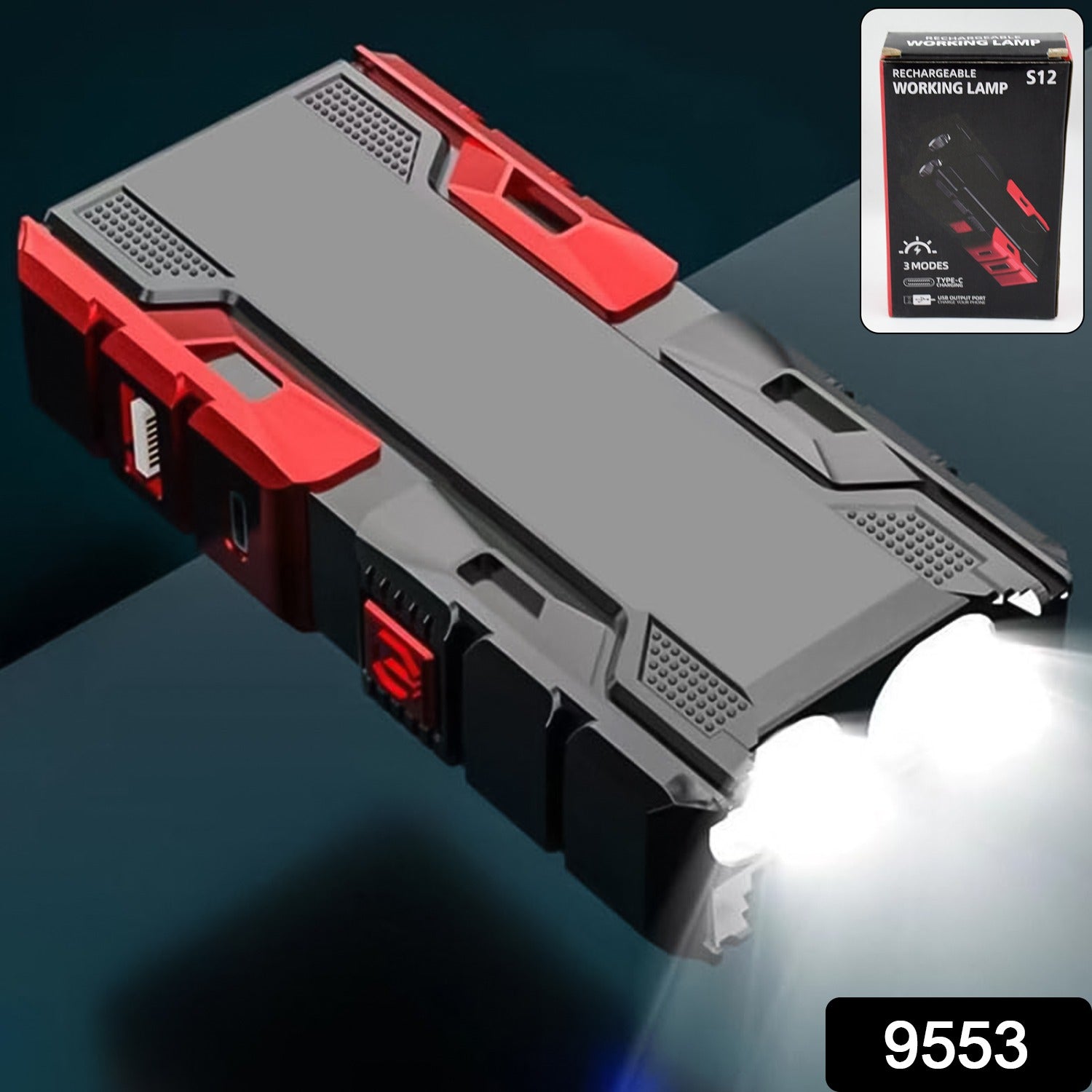 Rechargeable Mini LED Flashlight with Power Bank, 3 Modes (1 Pc) - Image 2