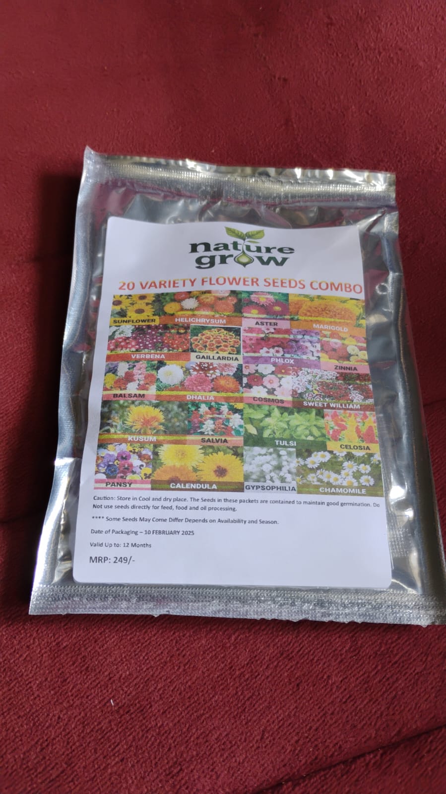 Seeds 20 Varieties of Flower Seeds Combo (1 Pkt / 20 Varieties) - Image 7