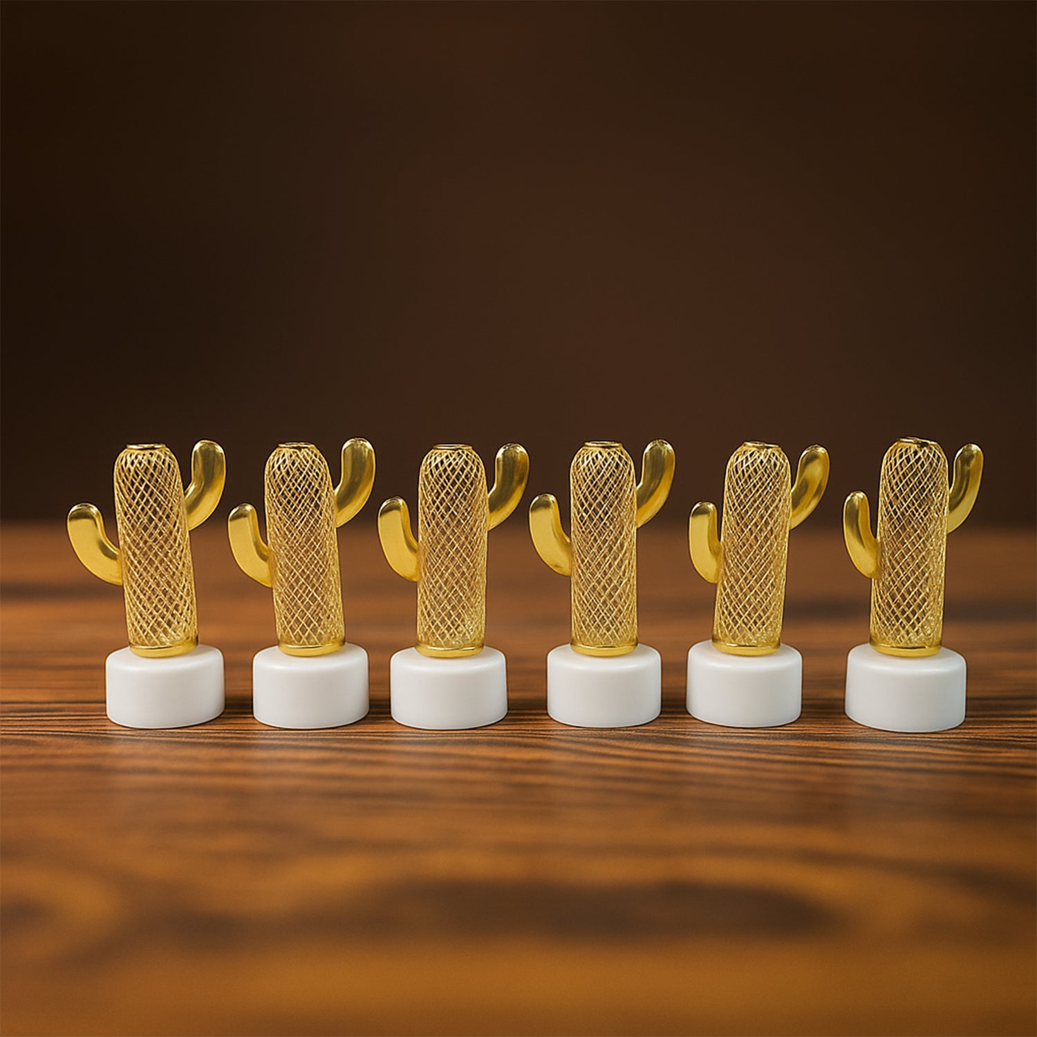 Decorative Cactus Shaped Flameless LED Candles (12 Pc) - Image 4