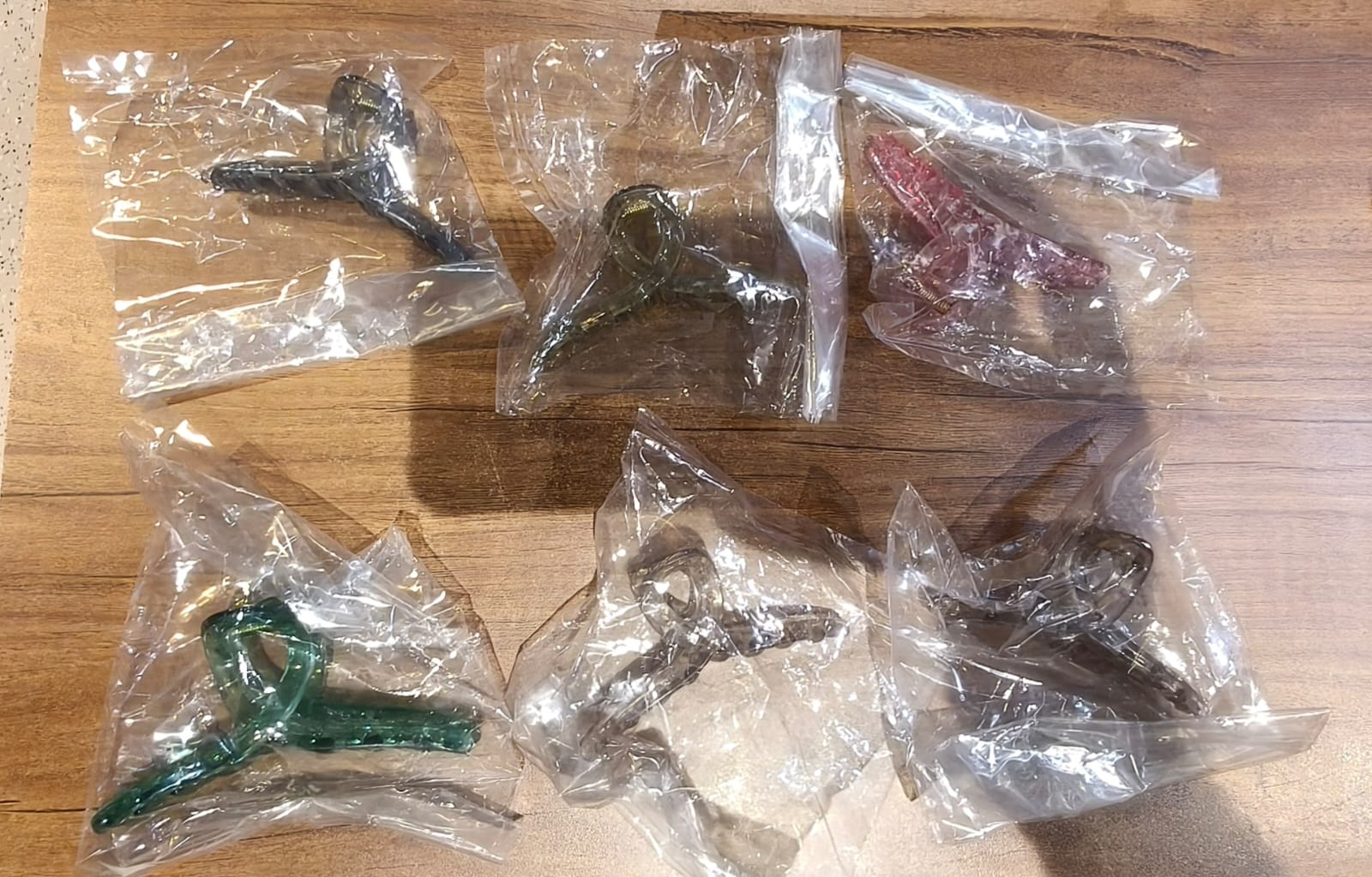 Hair Clutcher Clips (Mix Design, Multicolor / 12 Pc) - Image 7