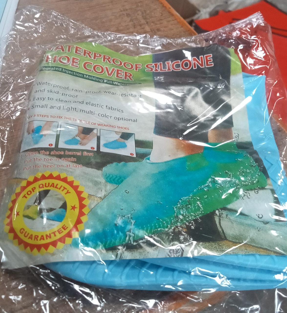 Non-Slip Silicone Rain Reusable Anti skid Waterproof Fordable Boot Shoe Cover (Mix Color) - Image 10