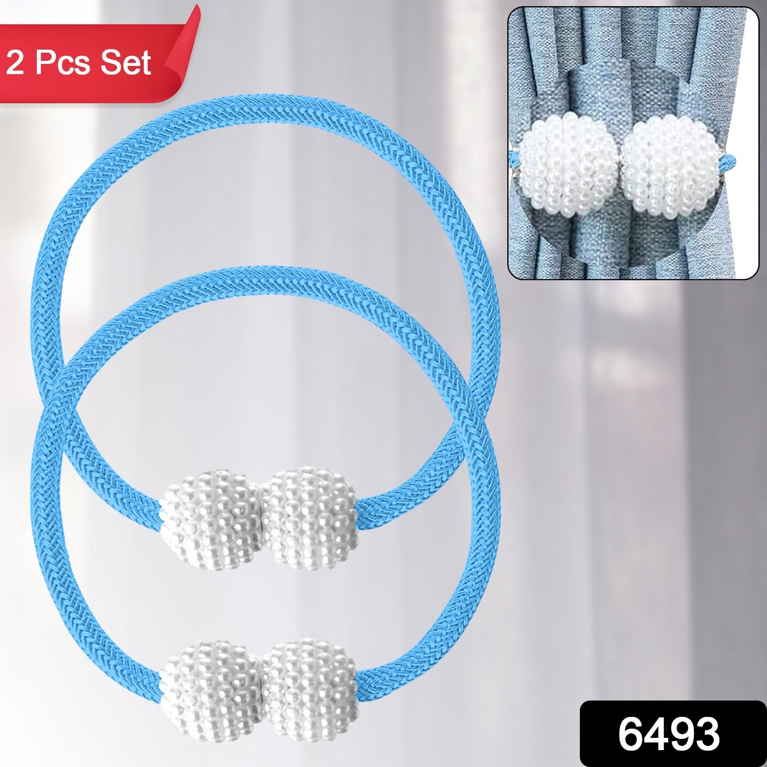 Polyester and Magnet Curtain (2 Pc) - Image 2