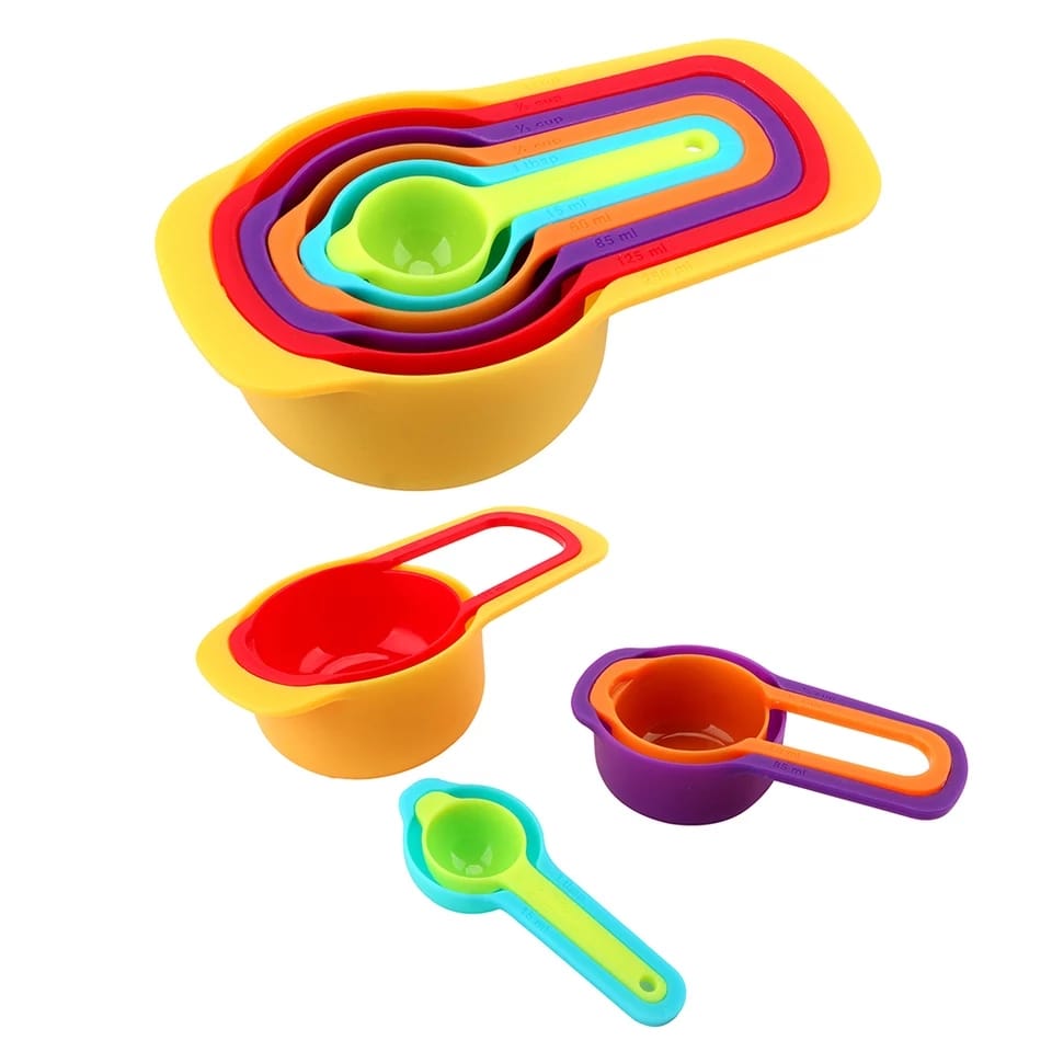 Plastic Measuring Spoons for Kitchen (6 pack) - Image 4