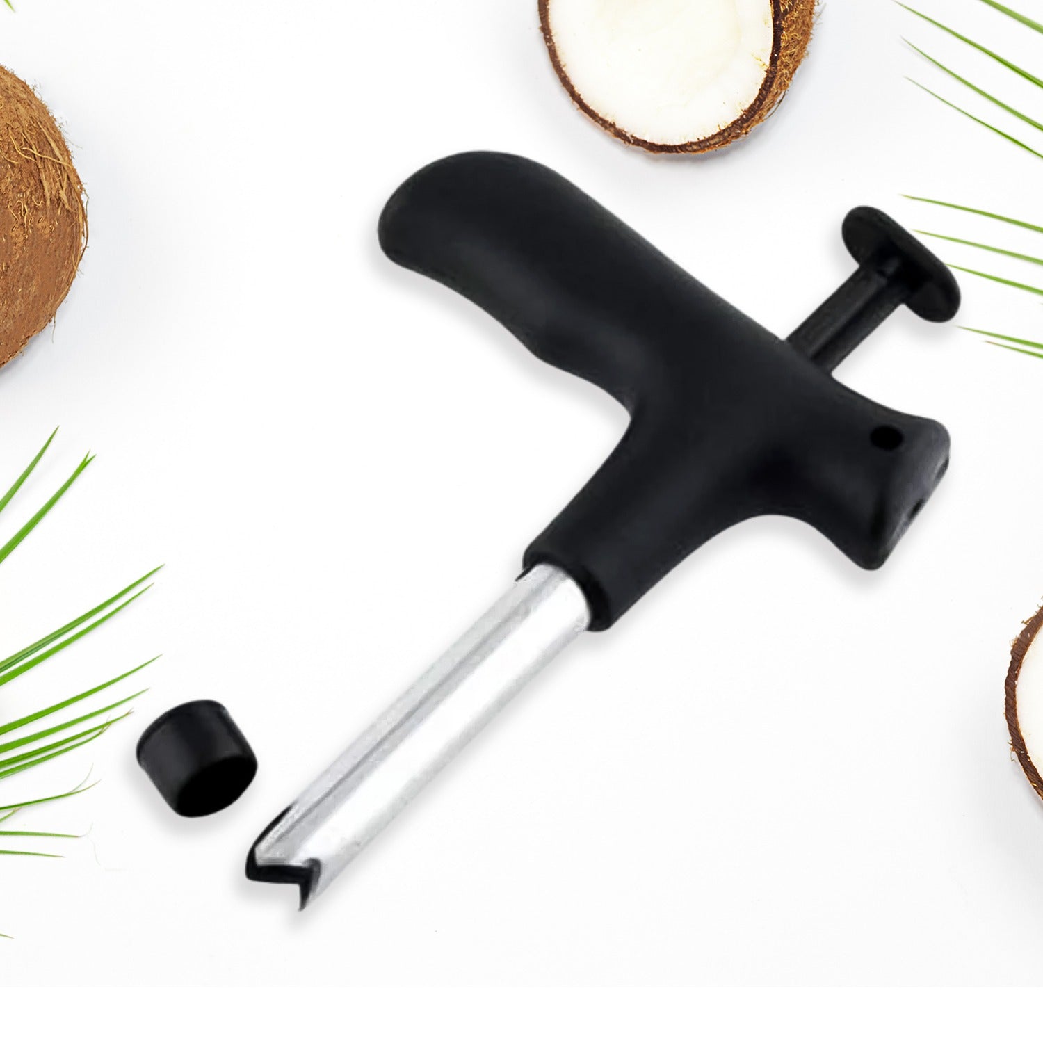 Premium Quality Stainless Steel Coconut Opener Tool / Driller with Comfortable Grip - Image 3