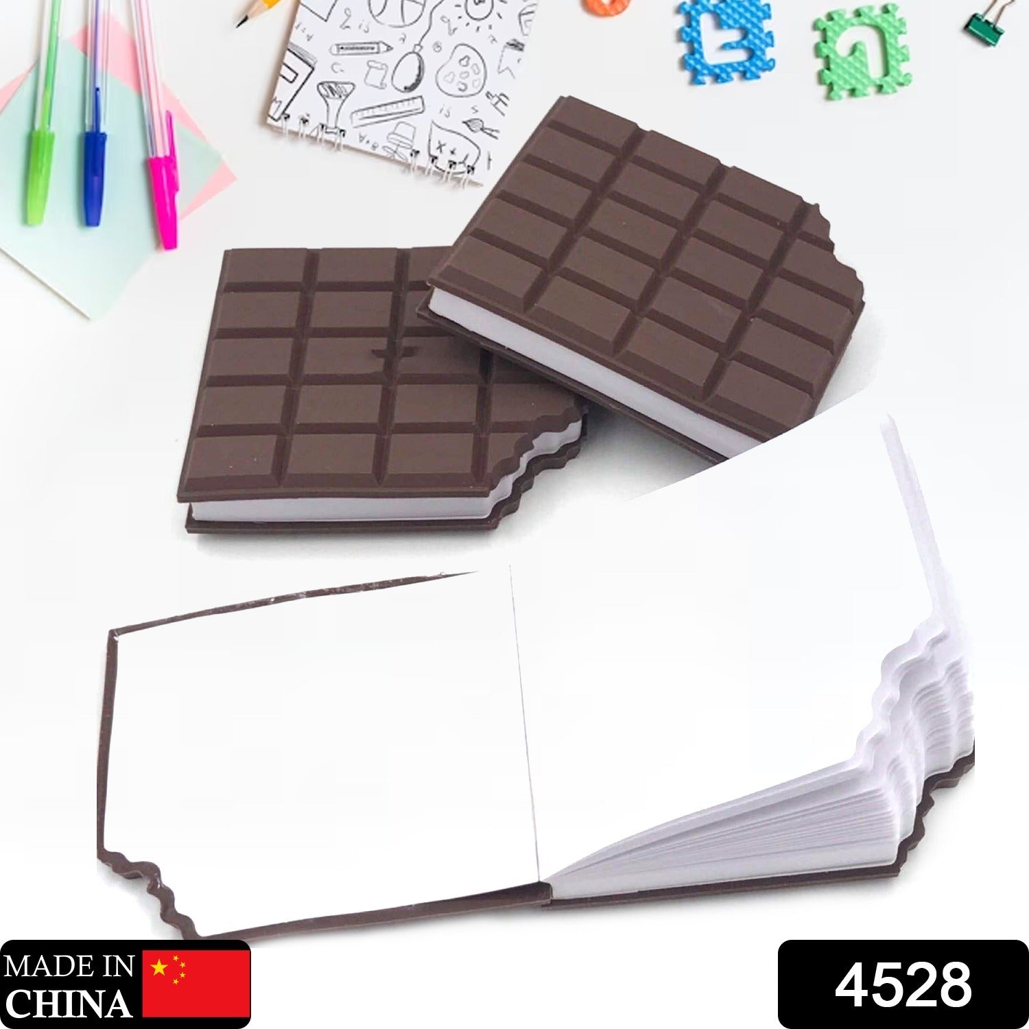 Small Chocolate Scented Bite-Shape Pocket Diary – Rectangular Memo Notebook for Kids (80 Pages) - Image 2
