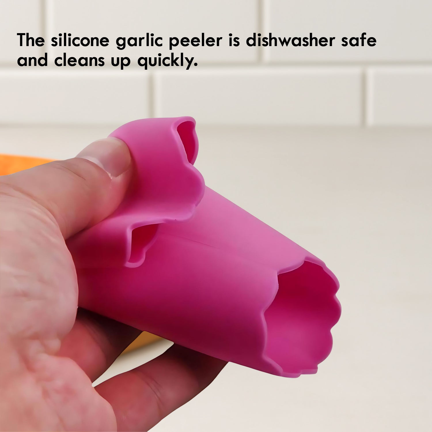 Silicone Garlic Peeler Tube Easy Hand Roller Peeling Tool (1 Pc) - Image 7