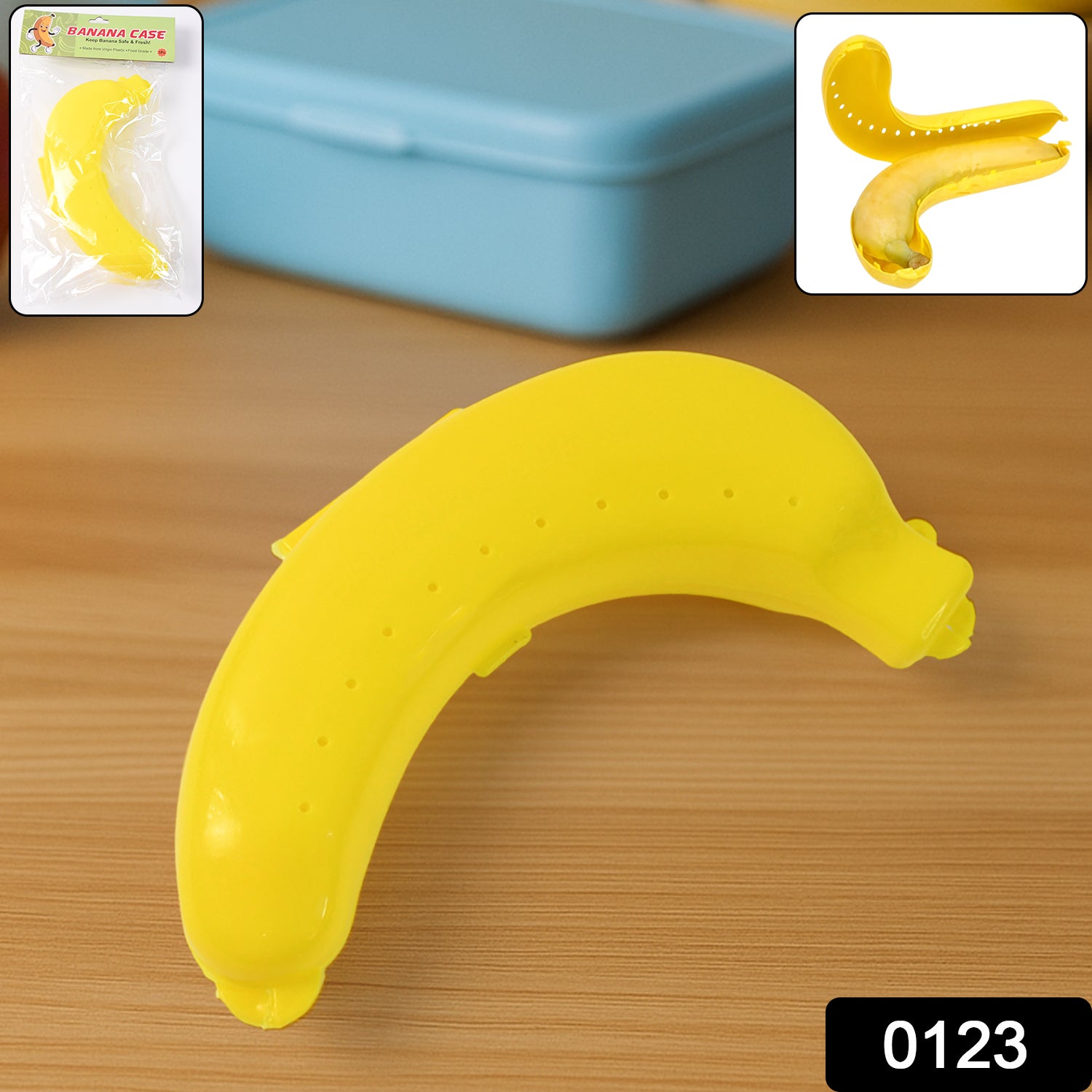 Banana Case Lunch Box Yellow - Image 2