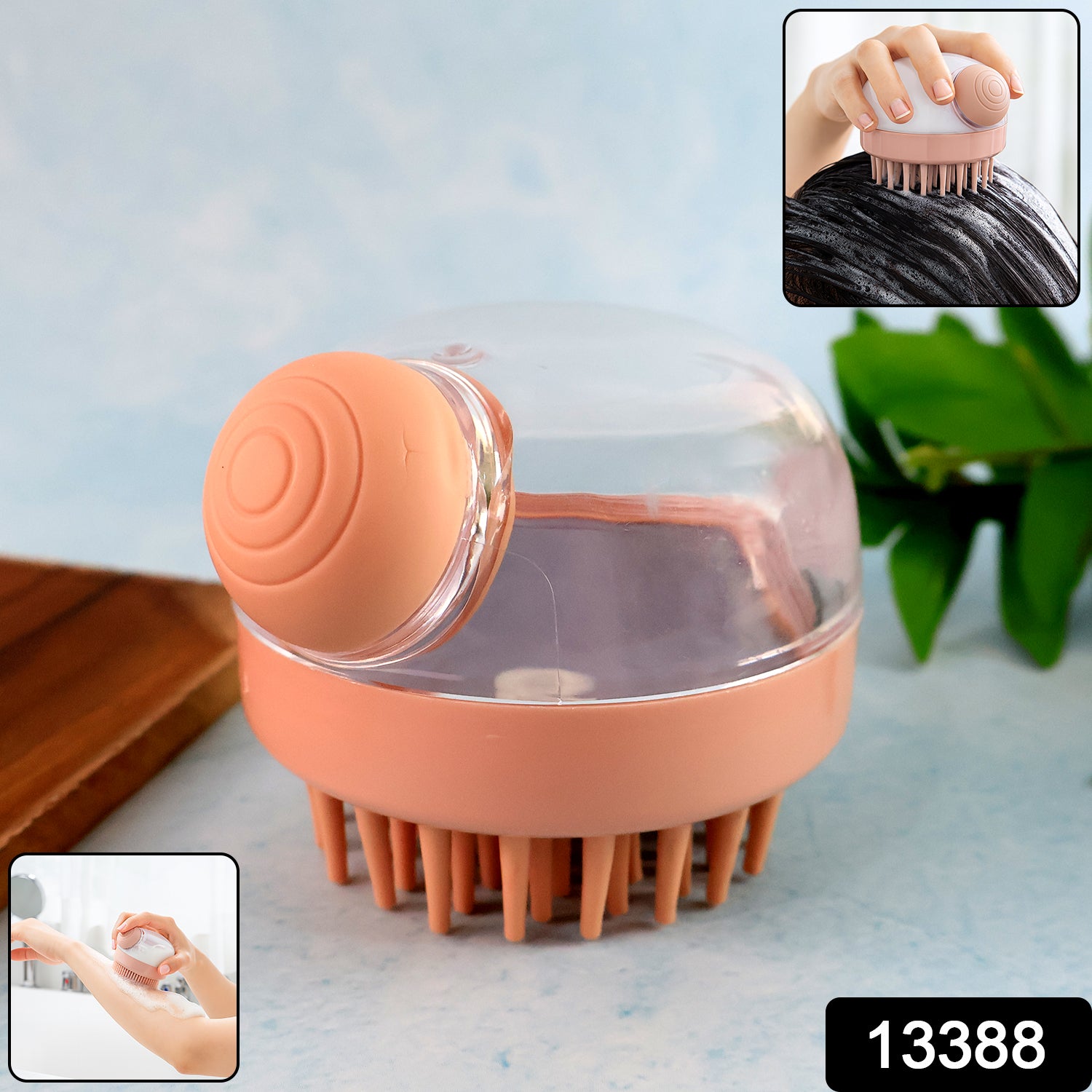 Head Scalp Massager Shampoo Brush (1 Pc) - Image 2