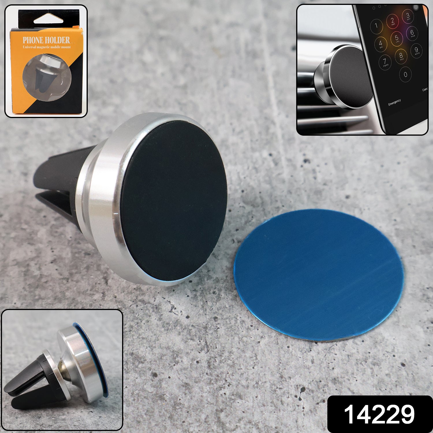 360° Rotating Magnetic Phone Holder Stand (1 Pc) - Image 2