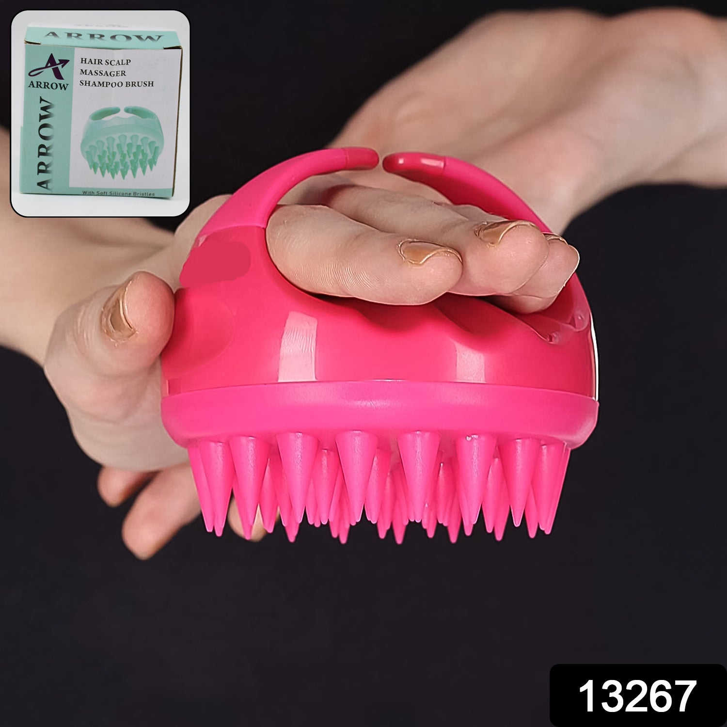 Scalp Massager, Head Massager Comb (1 Pc), Hair accessories - Image 2